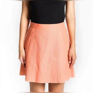 Marc by Marc Jacobs Peach Ice Cream Textured Leather Mini Skirt